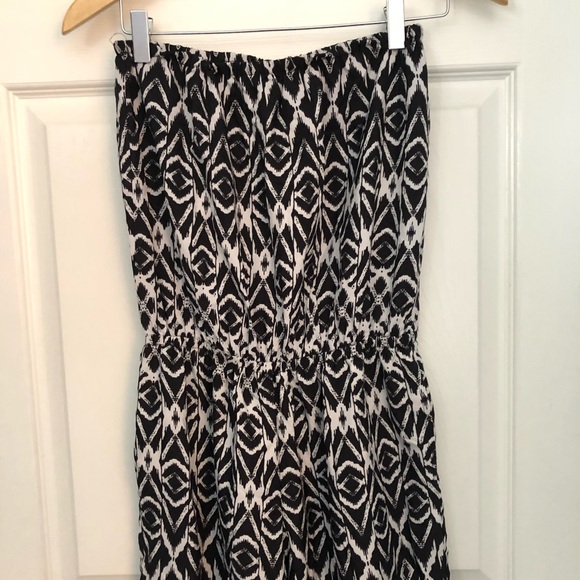 Strapless pattern jumpsuit - Picture 3 of 6